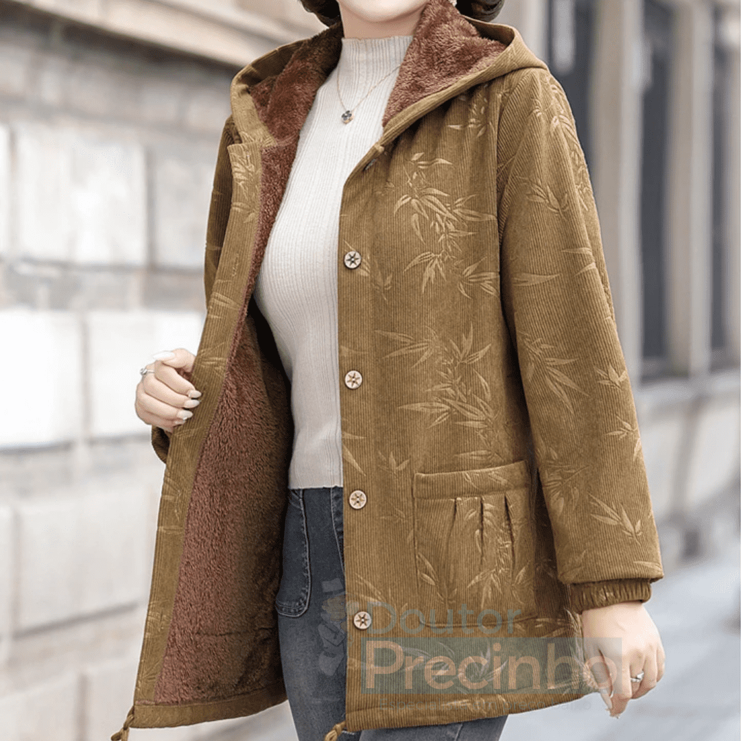 Jaqueta Feminina forrada em lã - Catarina