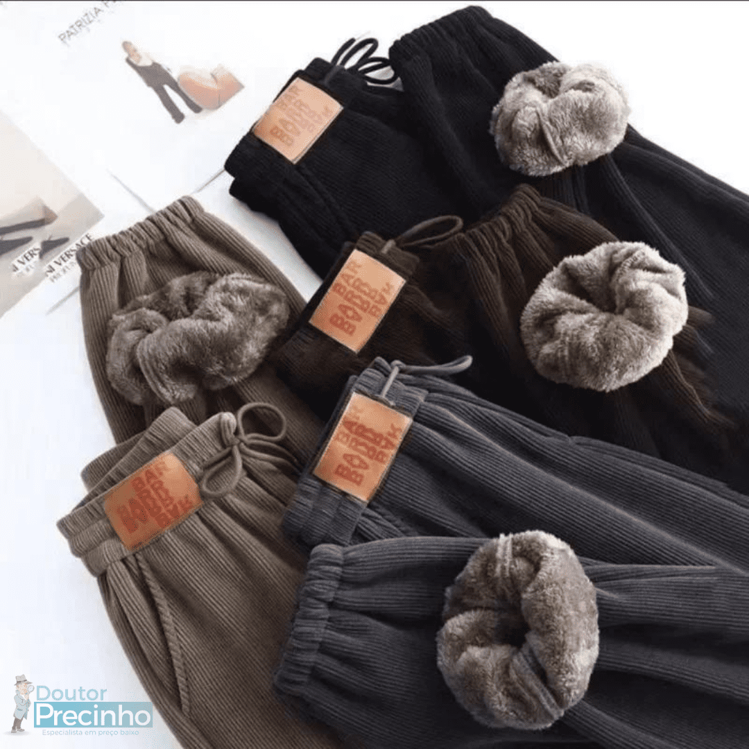 Calça peluciada super estilosa - Karen