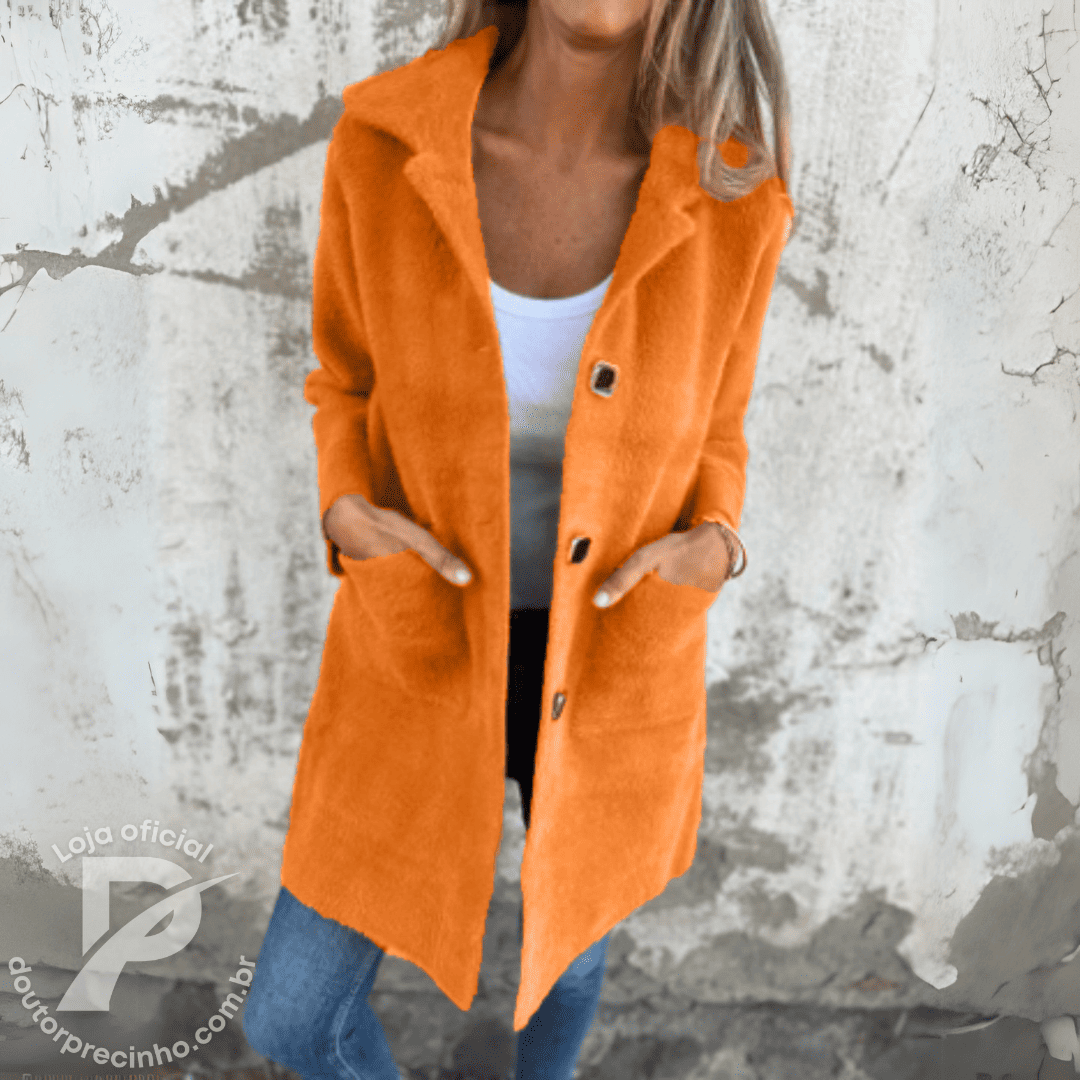 Casaco Amaryllis – Elegância Atemporal com Toque Aconchegante