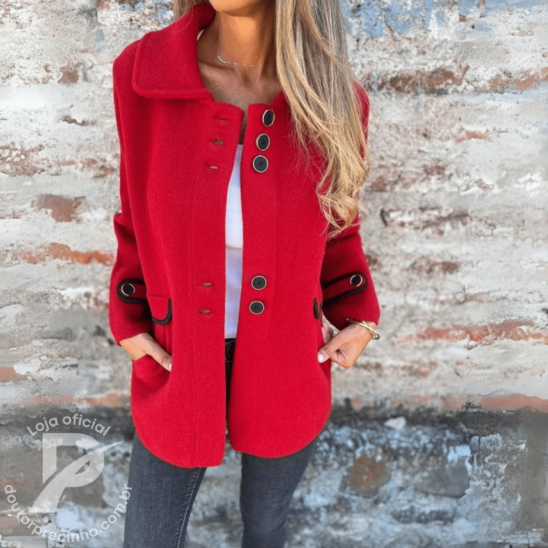 Casaco Lirian – Elegância Clássica Com Um Toque Moderno
