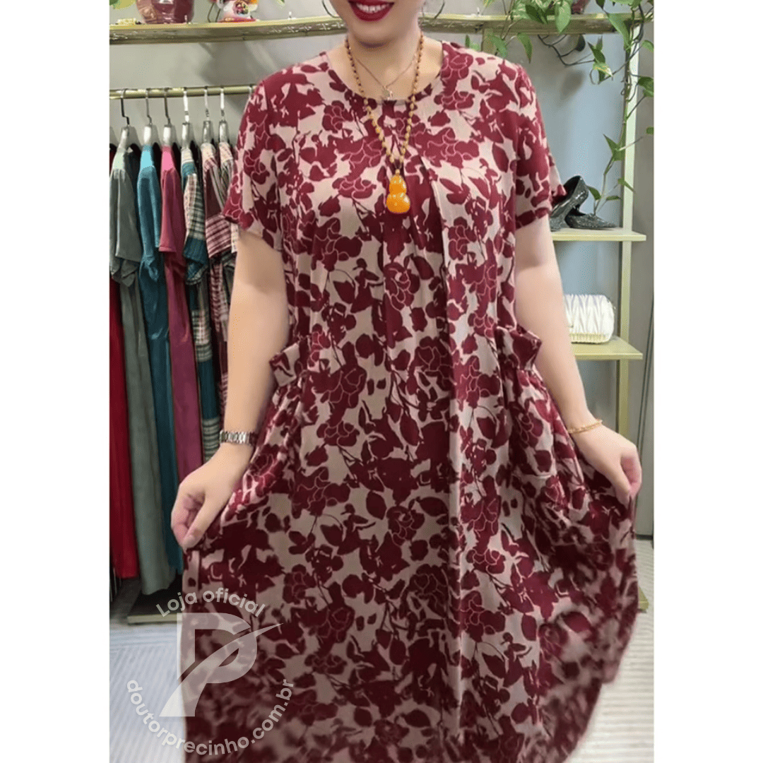 Amélia - Elegância e Conforto com Estilo Floral