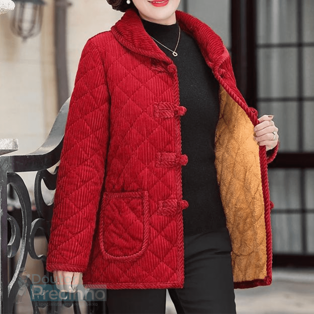 Casaco feminino peluciada - Liz