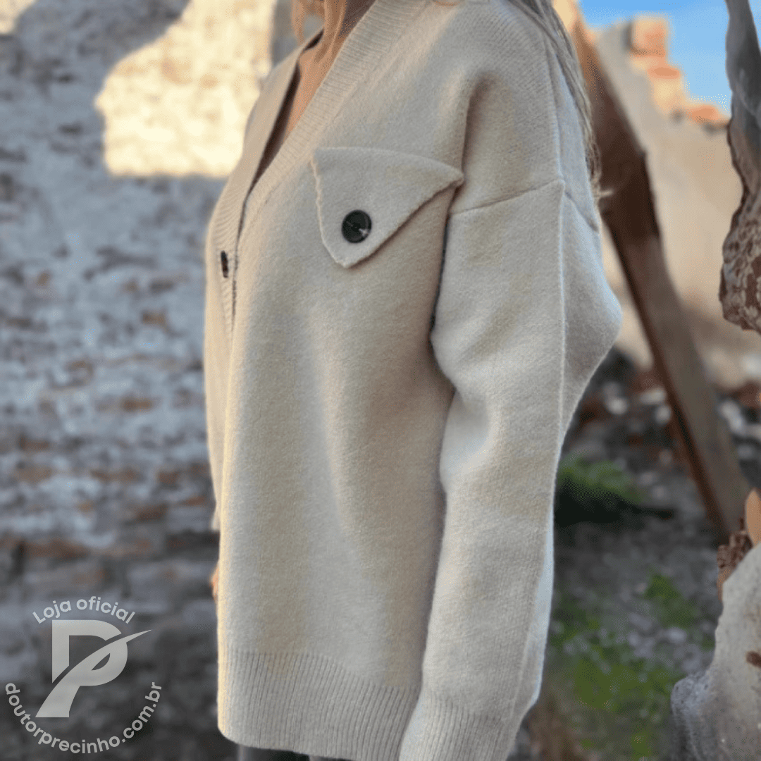 Cardigan Feminino Artemisa – Oversized