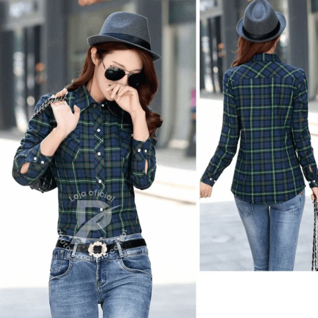 Blusa Forrada de Lã para Inverno - Ana
