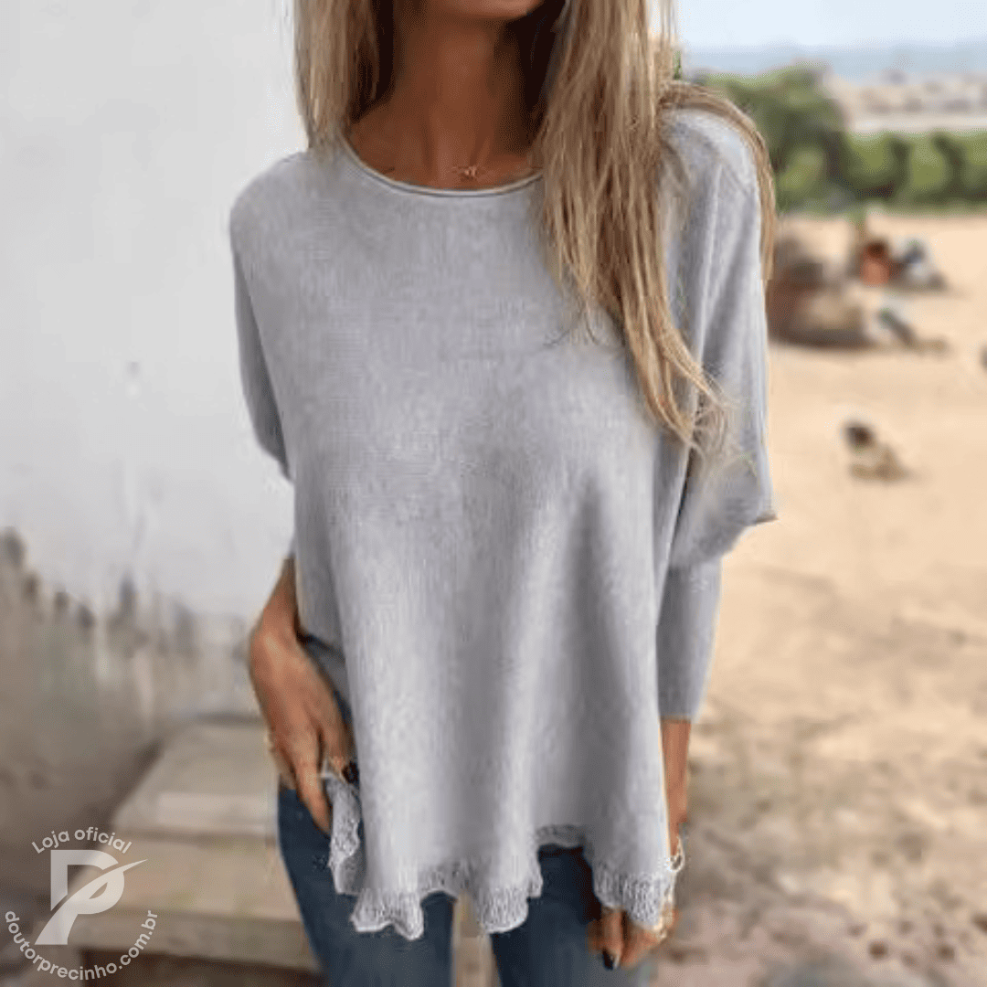 Blusa Feminina Joana – Conforto, Leveza e Estilo em Uma Só Peça