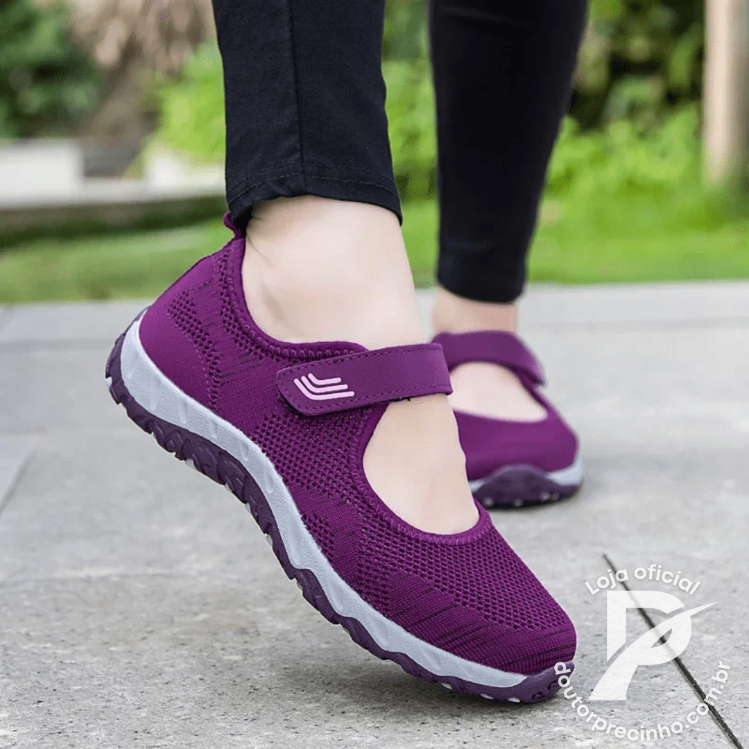 Tênis Conforto Fit - Pisadas leves