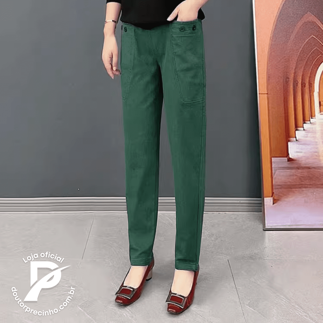 Calça versátil e confortável - Selena