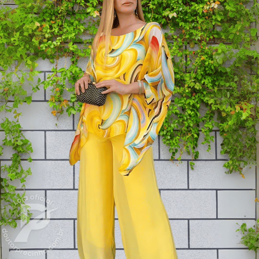 Conjunto Amália - Elegância e Estilo Colorido