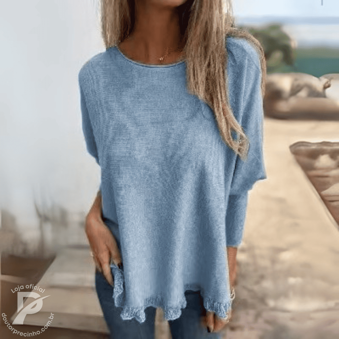 Blusa Feminina Joana – Conforto, Leveza e Estilo em Uma Só Peça