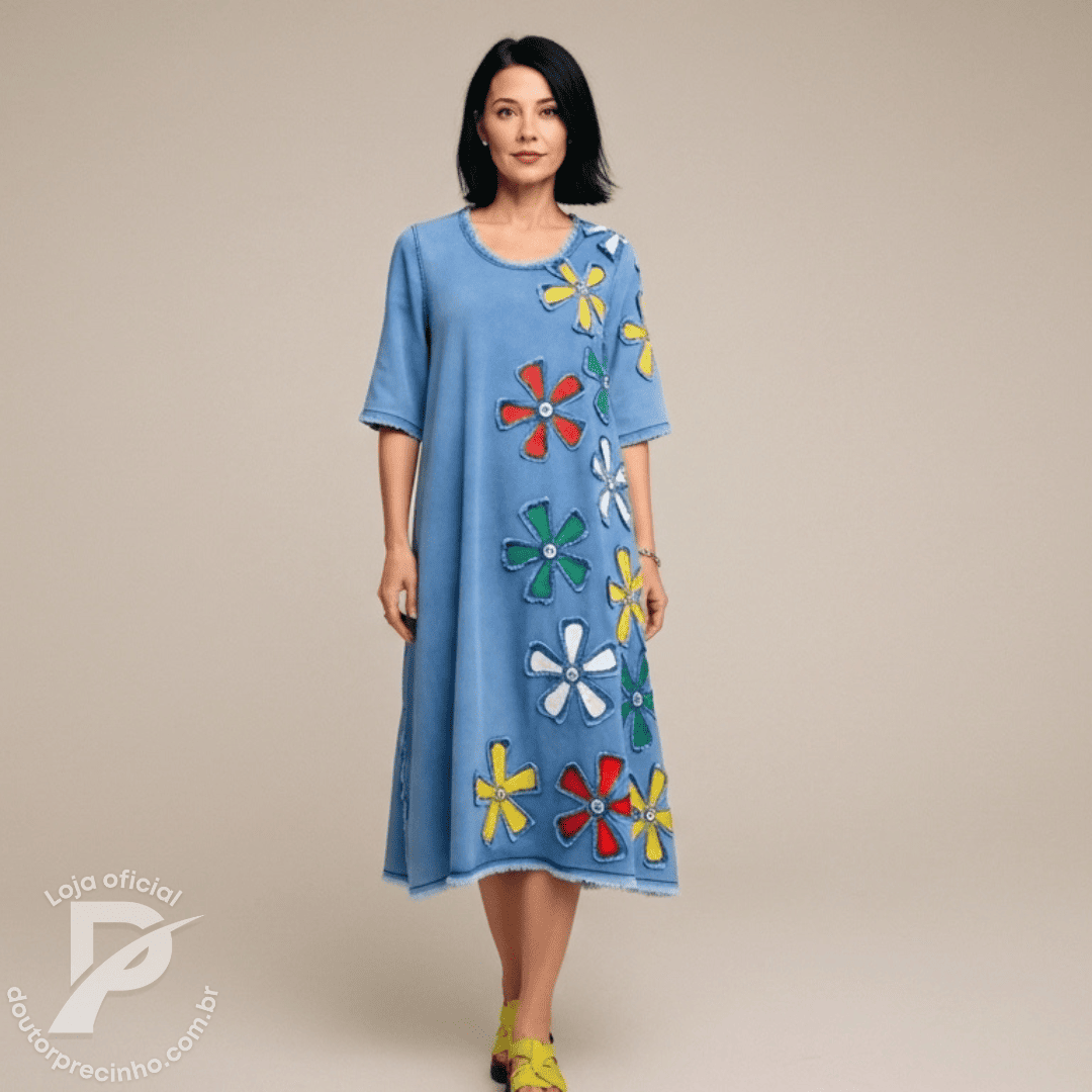 Vestido Elaris – Leveza, Cor e Alegria em Cada Detalhe