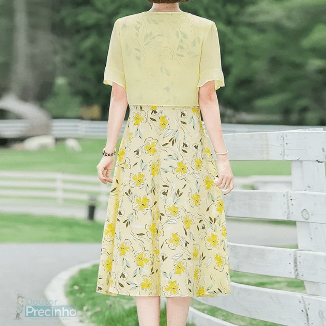 Conjunto Bia - Vestido elegante + Colete