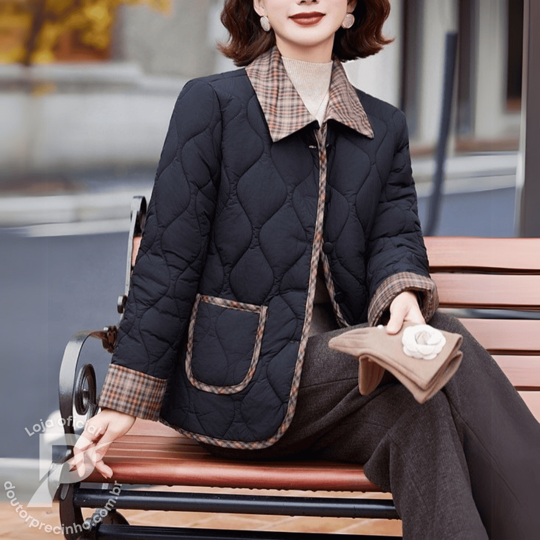 Casaco Feminino Forrado Belinda – Sofisticação e Conforto Para o Inverno