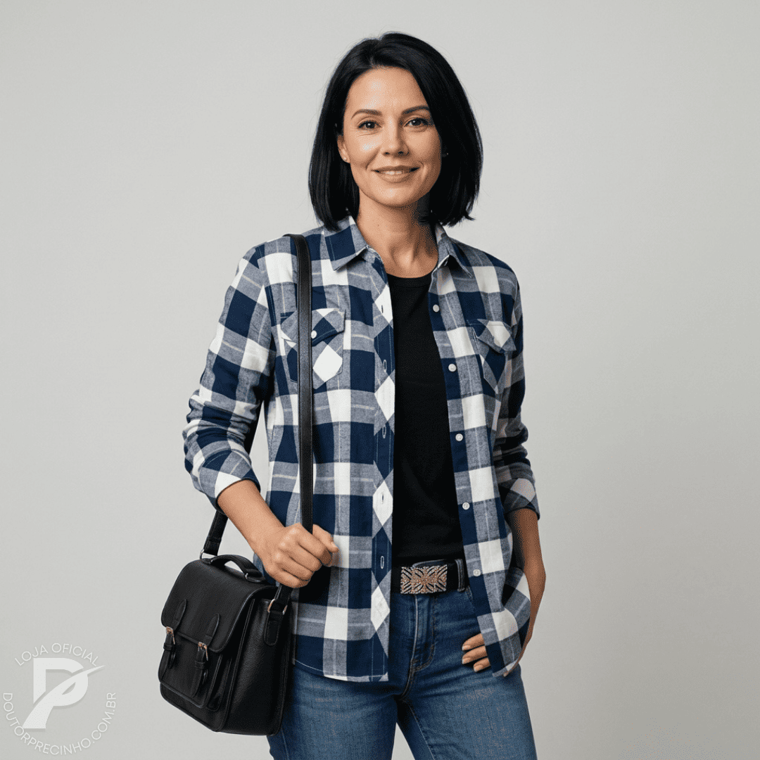 Blusa Forrada de Lã para Inverno - Ana