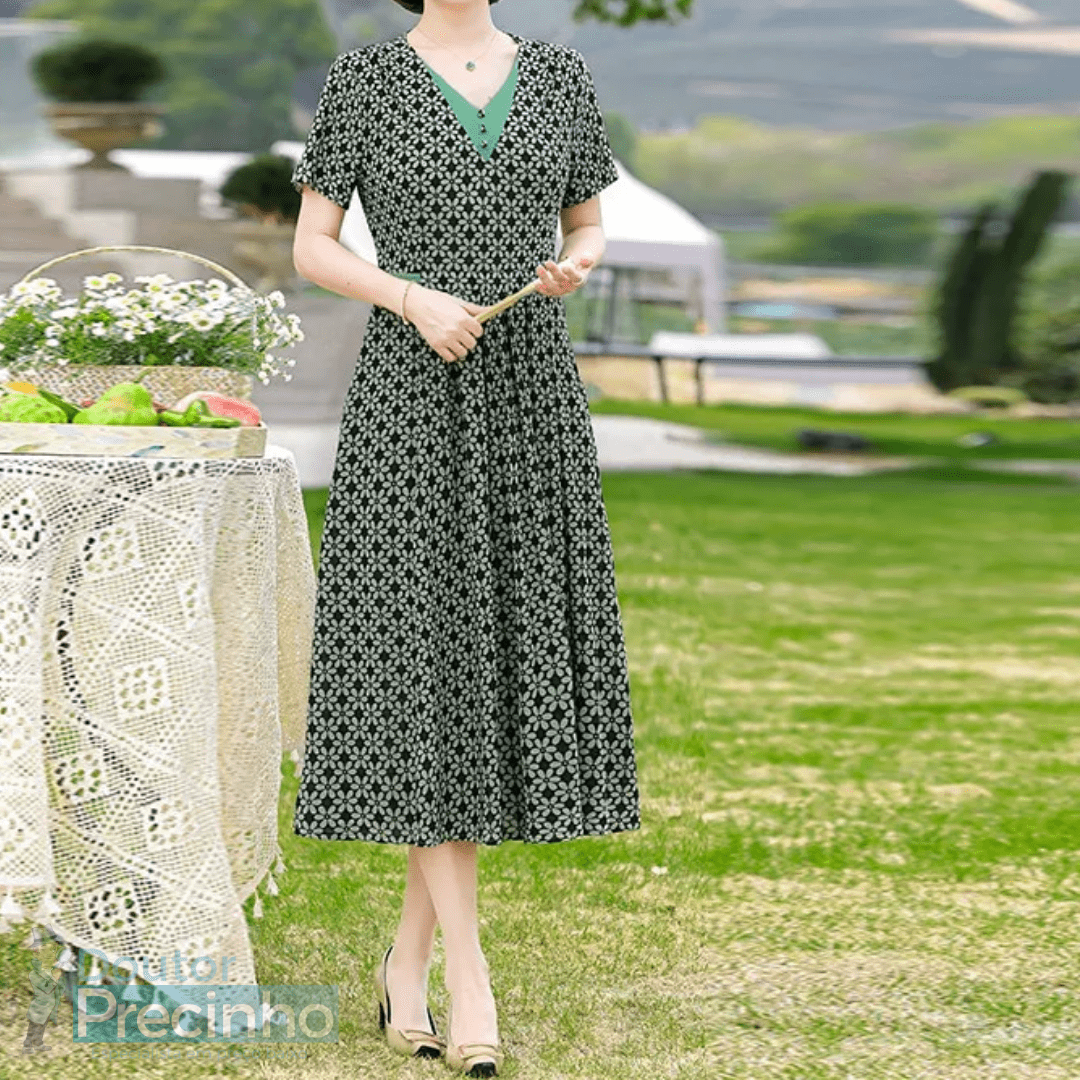 Vestido elegante e confortável - Clara