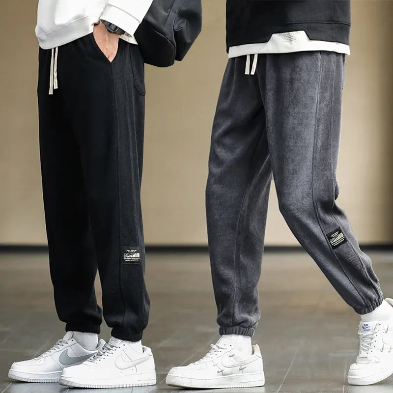 Calça Masculina Casual de Veludo - Ricco