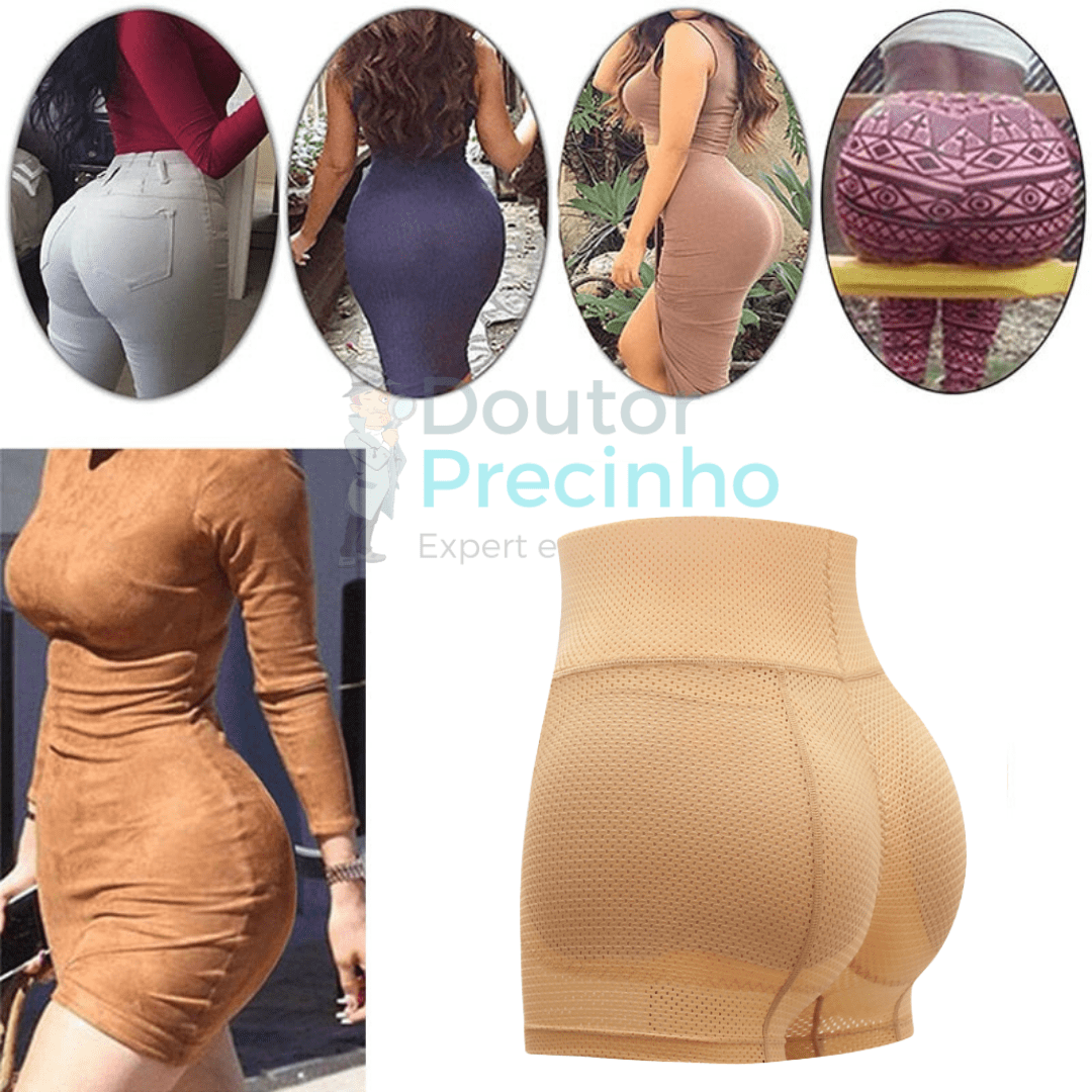 Modeladora com enchimento e cintura alta - Lift Up