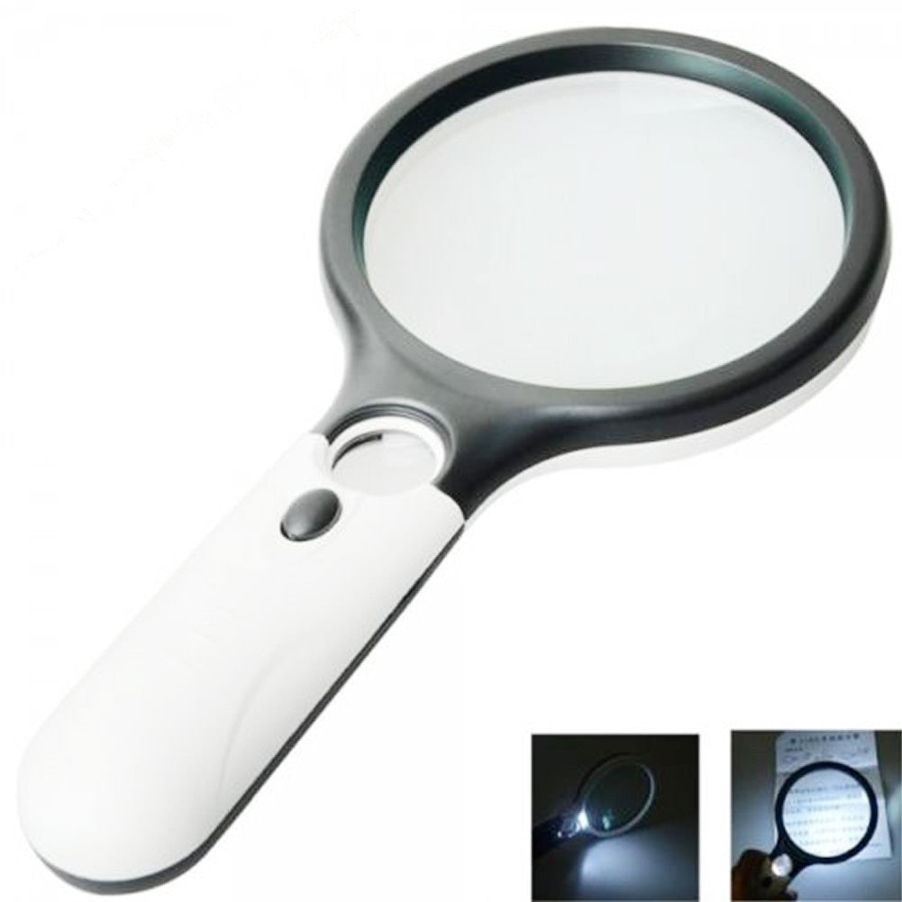 Lupa de alta precisão com LED - VisionPlus