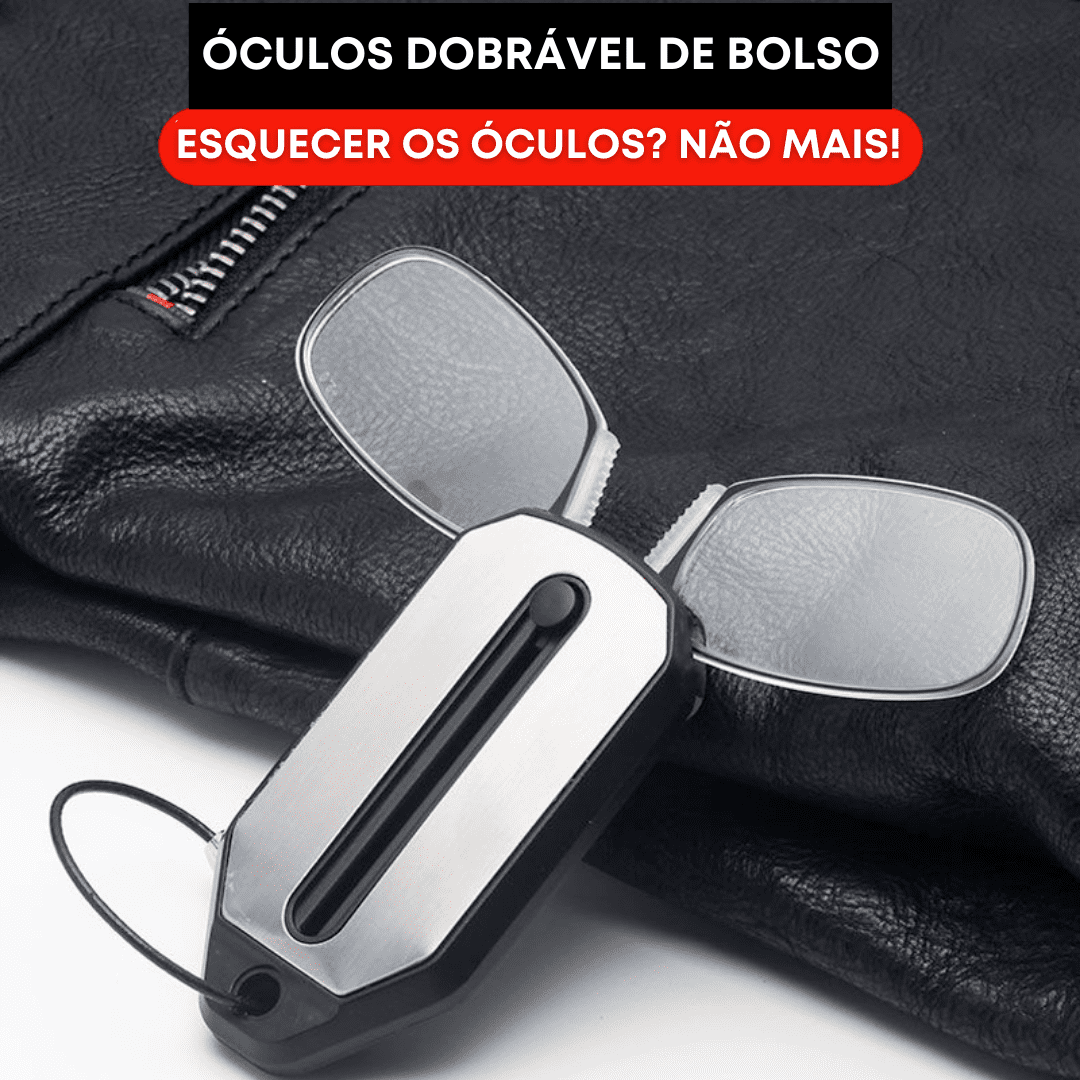 Óculos dobrável de bolso - ClipGlass