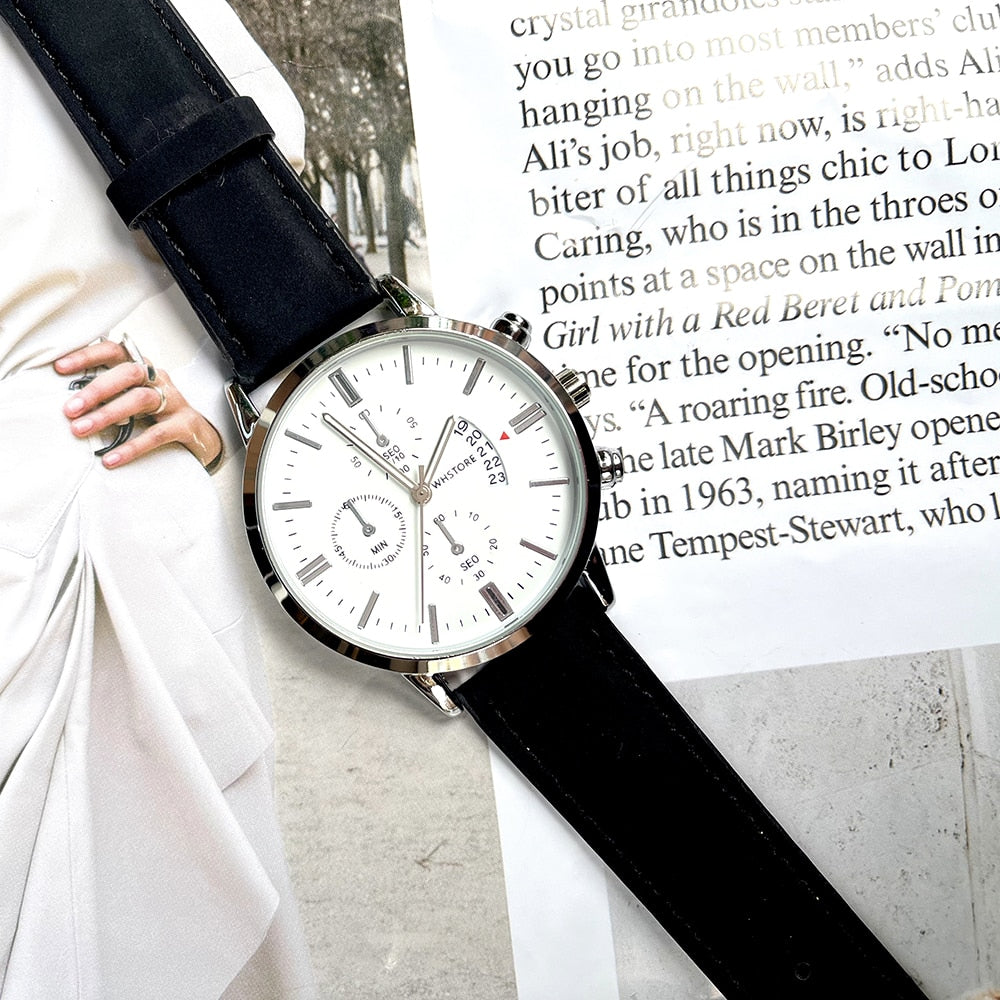 Relógio masculino + 2 Pulseiras - Mohaber