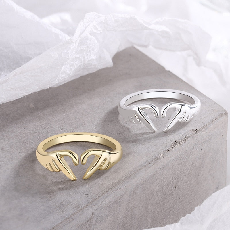 Anel coraçãozinho - Love is forever