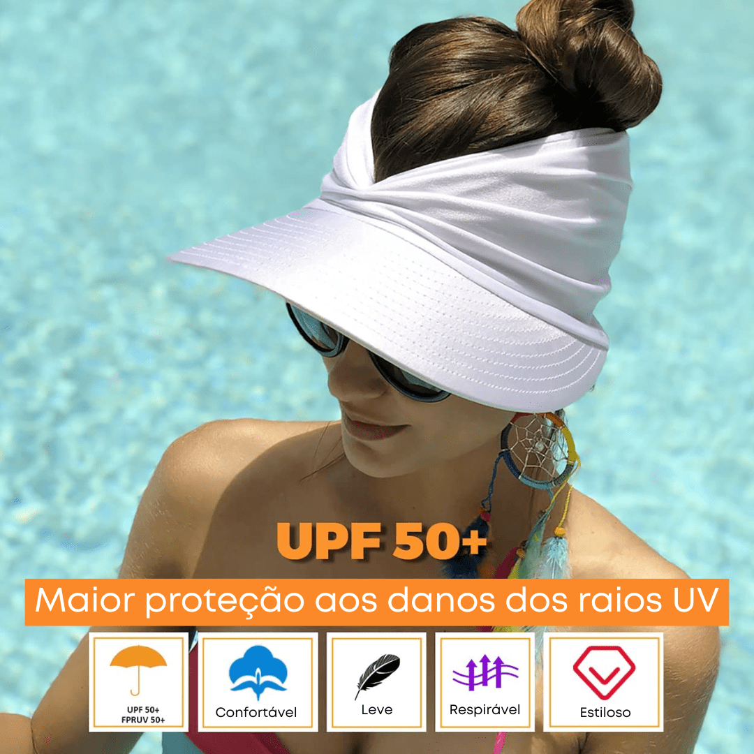 Viseira Belle - Proteção UV - Frete Grátis