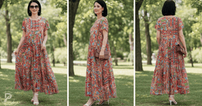 Vestido Ferisse - Presença vibrante e elegância artística