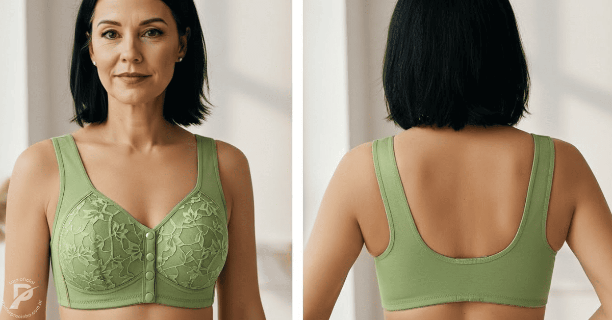 [Kit 2 peças] Sutiã Térina - Delicadeza luminosa