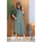 Vestido Camisa Cecília - Elegância e Versatilidade