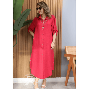 Vestido Camisa Cecília - Elegância e Versatilidade