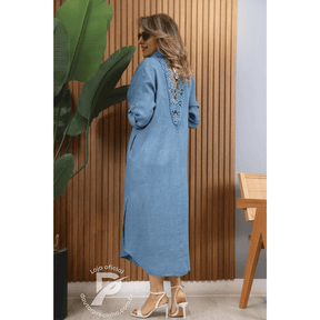 Vestido Camisa Cecília - Elegância e Versatilidade