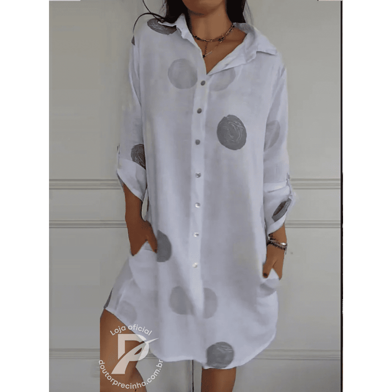 Vestido Camisa Luíza - Conforto e Estilo Casual