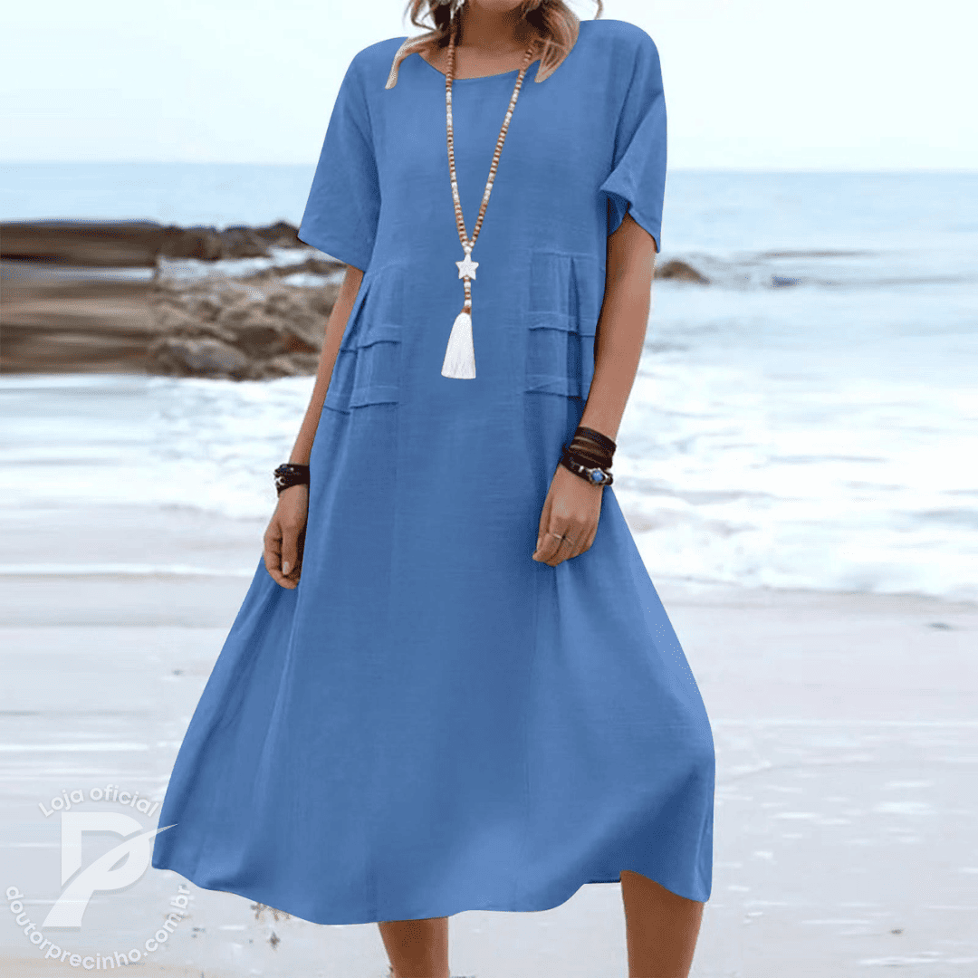 Vestido Thalira - Soltinho e Tecido Leve