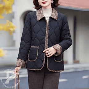 Casaco Feminino Forrado Belinda – Sofisticação e Conforto Para o Inverno