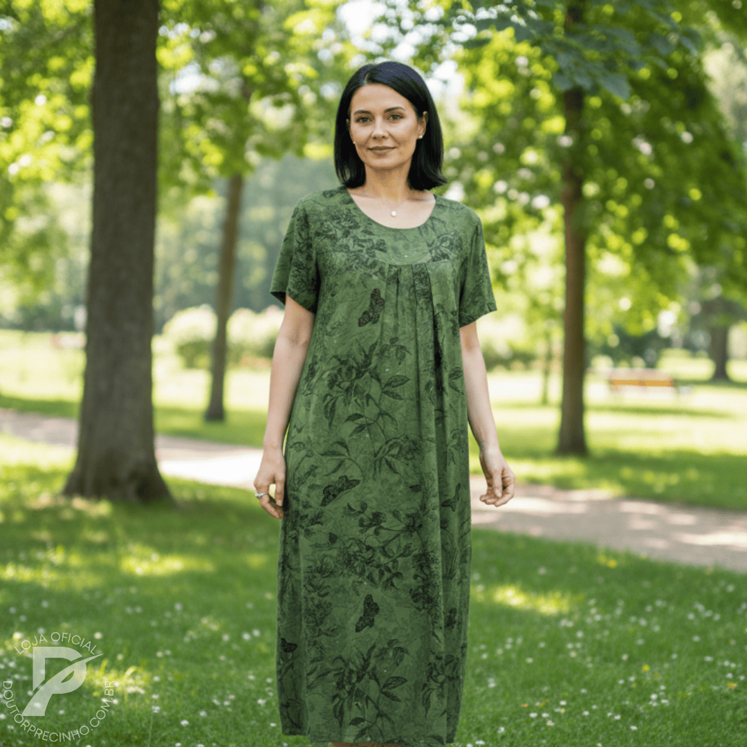 Vestido Iolanda - Serenidade Que Envolve