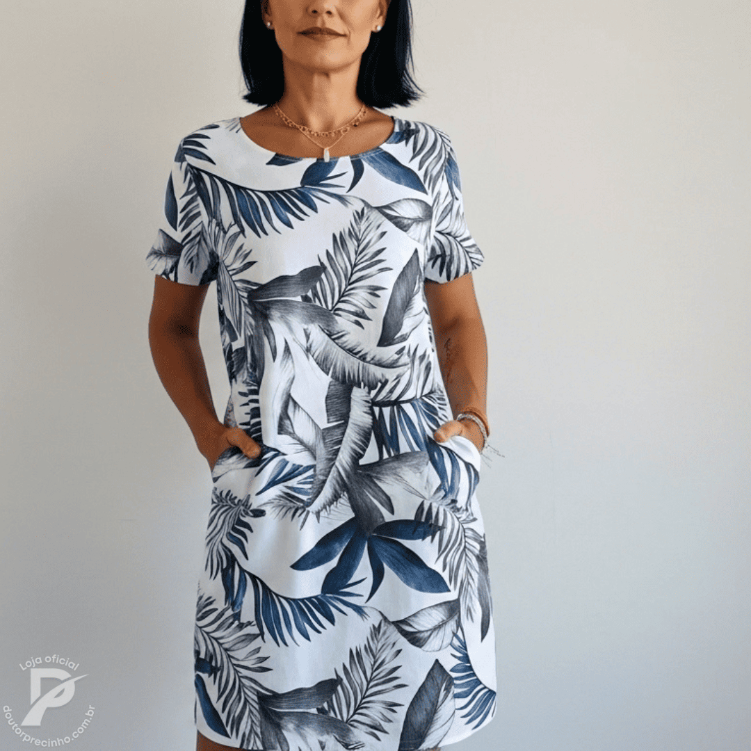 Vestido Azelinne - Elegância que flui com naturalidade