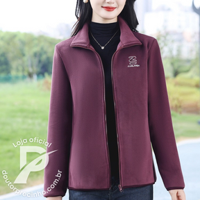 Jaqueta Feminina Térmica de Fleece Mandy – Conforto, Estilo e Aquecimento Garantido