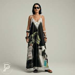 Vestido Eraline – Estilo Artístico, Elegância e Liberdade em Cada Movimento