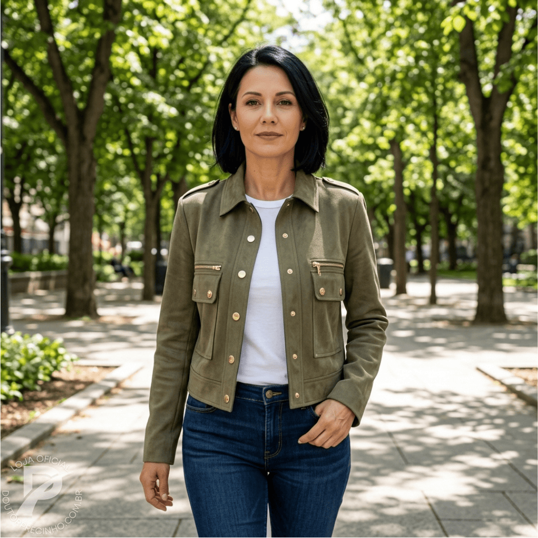 Jaqueta Kezya – Estilo Urbano com Elegância Atemporal