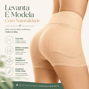 Modeladora com enchimento no bumbum e cintura alta -  Ana