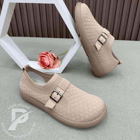 Sapato Torino - Tênis Casual Knit com Fivela Ajustável
