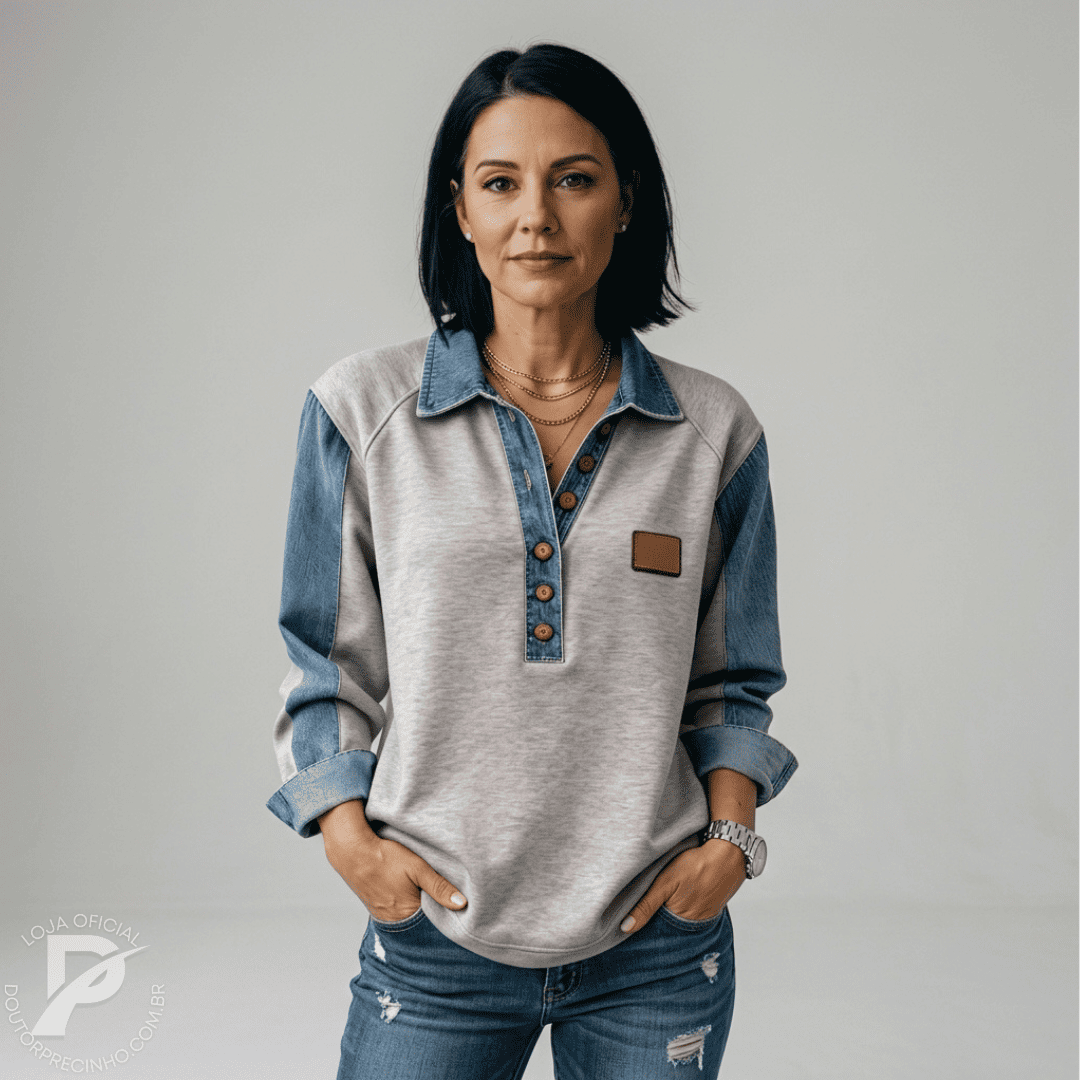 Camisa Rosalie - Casual sofisticado