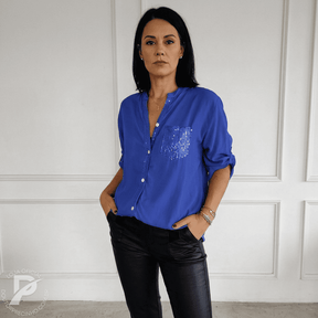Camisa Olívia - Brilho Delicado com Elegância