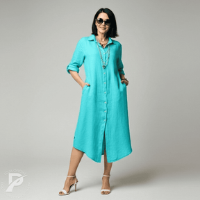 Vestido Camisa Cecília - Elegância e Versatilidade