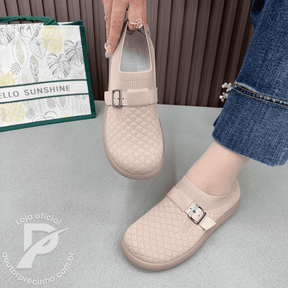 Sapato Torino - Tênis Casual Knit com Fivela Ajustável