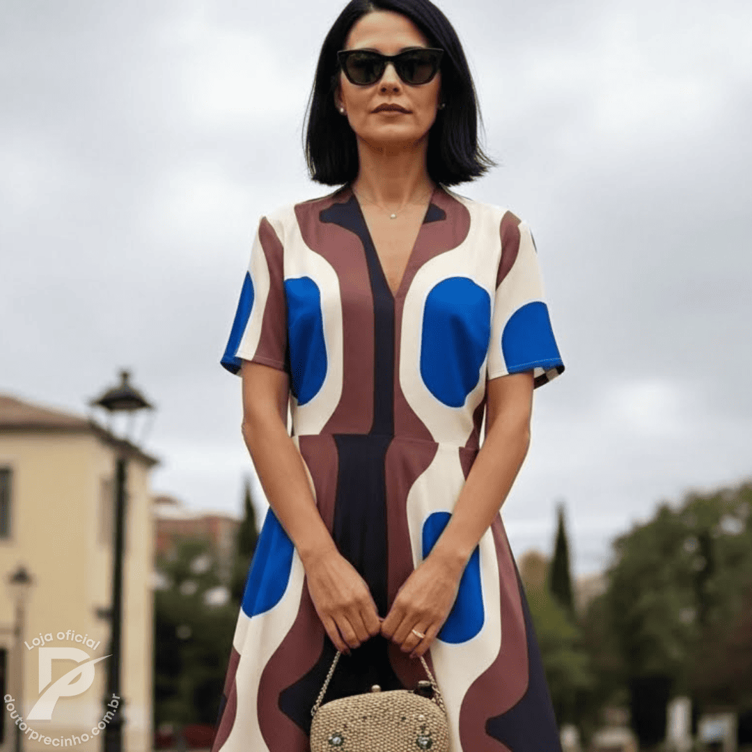 Vestido Morviane - Fluidez em cada detalhe