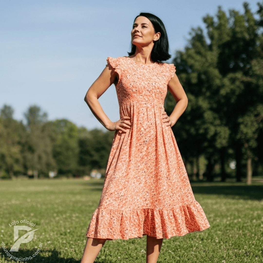 Vestido Livianne - Graciosidade que transmite leveza