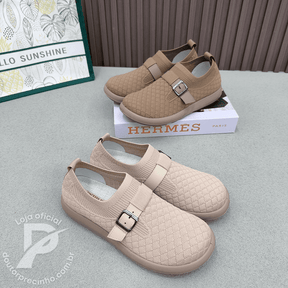 Sapato Torino - Tênis Casual Knit com Fivela Ajustável