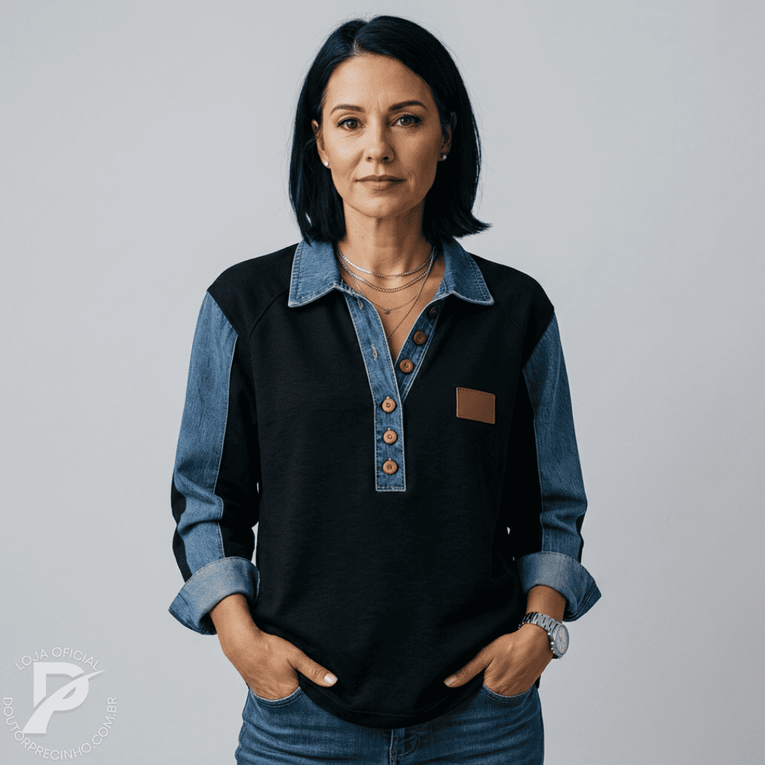 Camisa Rosalie - Casual sofisticado