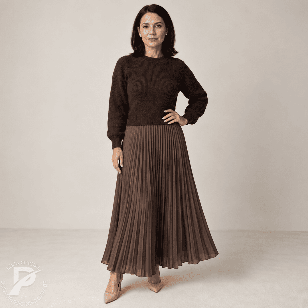 Vestido Margot – Elegância Atemporal com Toque Aconchegante