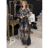 Conjunto Viterbo - Elegância e Sofisticação em Tecido Estampado